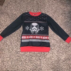 Star Wars Red and Black Fleece Christmas sweater